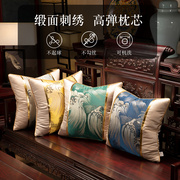 沙发靠背垫中国风抱枕套罩客厅，新中式床头腰枕靠枕套含芯高档靠垫