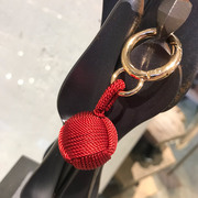 大女主极简包包挂件原创北欧进口超细米兰绳匠心工艺精美车钥匙扣
