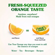 u先美国truecitrus橙子，柠檬青柠葡萄柚，固体冲饮果汁粉