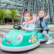 儿童电动车四轮遥控婴儿推推摩托车宝宝玩具汽车可坐人小孩碰碰车