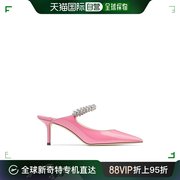 香港直邮潮奢jimmychoo女士jimmychoo鞋跟粉色高跟鞋