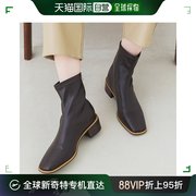 日本直邮evol 女士 靴子棕色短靴