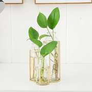销新花瓶摆件创意小清新大客厅，桌面绿萝插花欧式花器玻璃水培植物