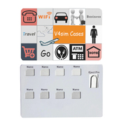 超薄sim卡套手机nano卡，托卡槽收纳小卡，收纳适用于苹果手机取卡针