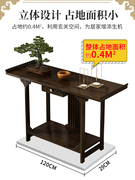 新中式供桌玄关桌入户走廊长条案端景台桌靠墙小贡品桌边桌神案台