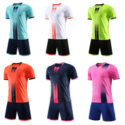 22新足球(新足球)服套装男定制比赛队服儿童，足球运动衣服小学生训练服球衣