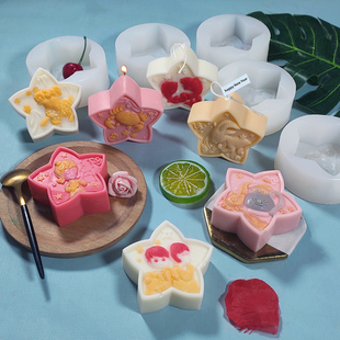 十二星座月饼硅胶模具卡通，慕斯冰淇淋果冻钵仔磨具香薰手工皂模具