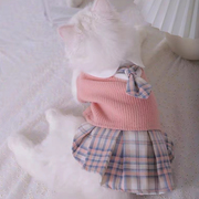 猫咪衣服可爱JK公主裙秋季布偶英短银渐层秋冬装猫咪裙子宠物用品