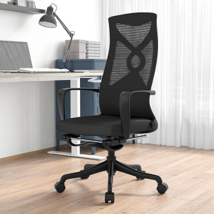 苏美特电脑椅办公椅人体工学椅家用转椅网椅休闲椅可躺午休椅黑框