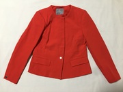 品牌 正红色质感修身短外套经典小西服 气质优雅高端暗扣通勤