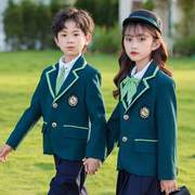 小学生校服套装英伦风春秋款儿童一年级学院风西装幼儿园园服班服