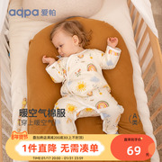 aqpa爱帕婴儿秋冬装，棉服连体衣保暖新生儿宝宝，衣服哈衣爬爬服睡衣