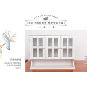 日式时尚现代简约家具出口日本实木餐边柜厨房橱柜调料柜碗柜