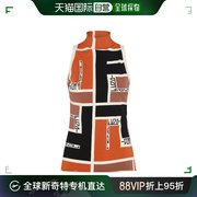 香港直邮潮奢fendi芬迪女士橙色，粘胶纤维针织衫fzxb84arv2