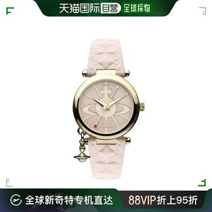 日本直邮Vivienne Westwood VV006PKPK 石英女士腕表皮带手表粉色