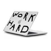 努力工作casetify适用苹果MacBook Pro13/14/15/16寸磨砂透明电脑笔记本保护壳2021-2023款M2/M1套Air简约ins