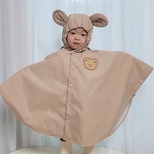 宝宝幼儿园时尚斗篷雨披，韩国ins儿童，卡通雨具雨衣