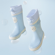 儿童雨鞋雨靴水鞋男孩男童女童小学生小孩宝宝中大童雨衣套装防滑