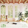3d立体森林主题假窗户，墙纸风景大自然背景墙客厅，茶室法式丛林壁纸