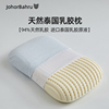 乳胶枕头一对家用天然橡胶枕头芯护颈椎助睡眠泰国真乳胶原液进口