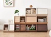 IRIS日本简约木质收纳柜整理储物窄柜卧室书柜置物架抽屉式爱丽丝
