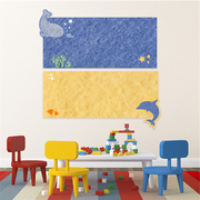 海豚板幼儿园展示板软木板照片板毛毡板照片墙墙贴毛毡墙板软木