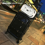 NAKURU旅行箱男结实耐用24拉杆箱万向轮复古皮箱子高级感行李