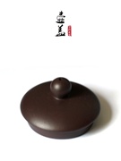 朱泥非定制半手工壶盖黑棕红色替配小盖紫砂茶具配件茶壶水壶盖子