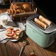 烤面包机家用小型三明治早餐机全自动吐司机烘烤加热面包片多士炉