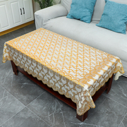 茶几布防水(布防水)防油免洗防烫欧式餐桌垫长方形，桌布正方形塑料pvc盖巾