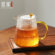 雅集茶具玻璃泡茶壶耐高温加厚茶水分离茶壶单壶家用过滤茶壶套装