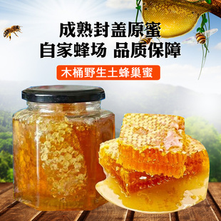 贵州深山蜂巢蜜黄蜂蜜礼盒装自产野生蜜结晶百花蜜纯天然美容养颜