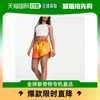 香港直邮潮奢 adidas 女士adidas Originals runner 梭织橙色短裤
