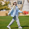 中学生休闲运动套装，女高初中生少女春装2024年韩版时尚，洋气潮