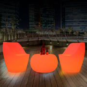 圆形户外led遥控发光桌椅球形沙发酒吧凳子茶几舒适椅子家具