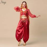 2023印度舞服装成人异域风情演出服西域敦煌茉莉公主肚皮舞套装