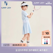 JUMP+JOY 女童Polo连衣裙夏季儿童运动休闲网球裙短袖裙