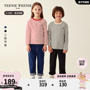 TeenieWeenie Kids小熊童装男女童23年款秋季时尚锥形牛仔裤