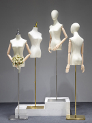 模特展示架女平肩半身，包布人体模型，婚纱店服装店橱窗人偶展示道具