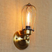 美式复古壁灯简约个性创意壁灯，户外仿古欧式壁灯工业铁艺卧室灯具
