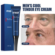 IFAST跨境 男士眼霜熬夜眼霜淡化黑眼圈淡化细纹紧致眼周眼袋