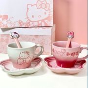 hellokitty陶瓷碗三丽鸥卡通盘子饭碗餐碟盘家用餐具套装可爱