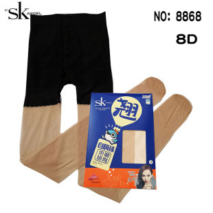 sk8868束腿翘臀自嗨袜夏季薄款8d防脱丝连裤袜，美腿加裆女防狼丝袜