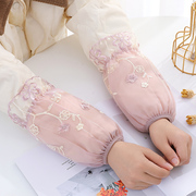 蕾丝袖套女短款秋冬韩版时尚学生蕾丝成人袖头防污儿童套袖