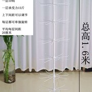 多层袜子围巾帽子汽车饰品袖套手套口罩K唇膏挂架展示架子落地旋