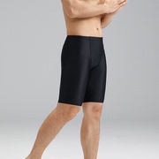 韩版男士游泳裤紧身透气平角裤加长五分泳裤男耐氯帆船桨板冲浪