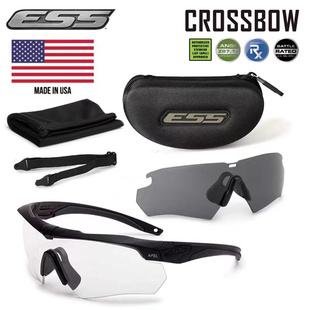 美军版原品ESS战术护目镜CROSSBOW眼镜射击近视墨镜cs防弹双镜片