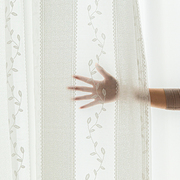 隔热防晒白色纱帘透光不透人镜面纱窗帘客厅卧室阳台高级感窗纱帘