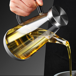 德国油壶玻璃欧式防漏大容量，家用装油罐，厨房用品酱油调料醋瓶油瓶