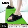 mio米奥女鞋夏季厚底，软糯舒适蝴蝶结后空，仙女一字拖拖鞋